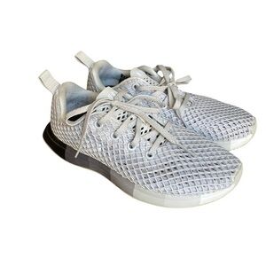 NOBULL Silver and Black Women's Sneakers